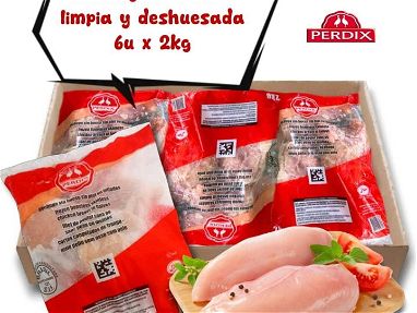 Paquetes de Pechuga de pollo de 2 kg sellados y deshuesados - Img main-image