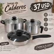 Juego de Calderos para todo tipo de Cocina - Img 58205164