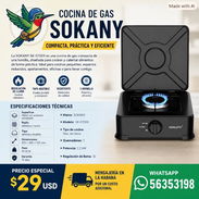COCINA DE GAS DE UNA HORNILLA SOKANY - Img 57216350