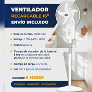 Ventilador Recargable de Pedestal EKO - Img 55812160