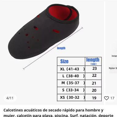 Calcetines antideslizante para nadar caminar en la playa practicar Deportes,Danzar y caminar dentro de la casa S M L XL - Img 118787063