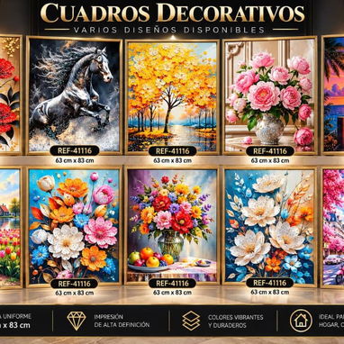 🌟 CUADRO DECORATIVO-CORAZÓN DE JESÚS !  ✅ Diseño religioso elegante y llamativo. ✅ Hermoso marco dorado.  Tamaño grande - 5/5
