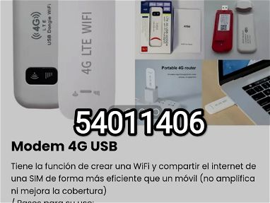 !Modem 4G USB Tiene la función de crear una WiFi y compartir el internet de una SIM de forma más eficiente que un móvil! - Img 67653770