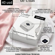 Lámpara de uñas recargable - Img 55148952