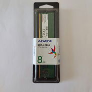 Memorias Ram DDR4 de 8gb a 2666mhz y 3200mhz marca Adata para PC. Nuevas,  selladas. - Img 53325586