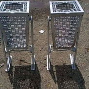 CESTO DE ALUMINIO PARA JARDÍN, PARQUES O CAFETERÍAS - Img 56931384