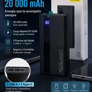 POWER BANK 20,000 mAh – Carga rápida PD 120W Codigo:P0092-AV003 - Img 56942644