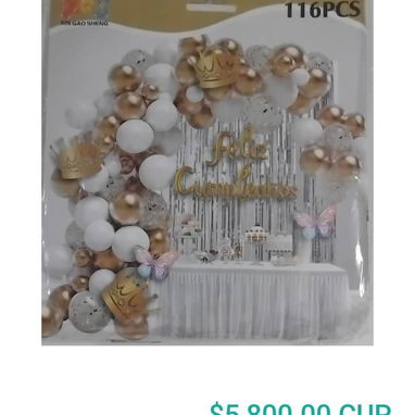 Set decorativos para cumpleaños ‼️ - Img 120806162