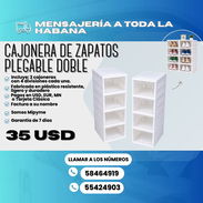 📦 ZAPATERA PLEGABLE DOBLE 💰Precio: 35 USD - Img 55741037