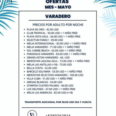 OFERTA DE HOTELES EN VARADERO 🌞🌊 - Img 120565587