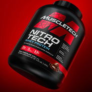 Nitrotech Muscletech 4lb (40-44serv) 30gr protena + 3gr Creatina Monohidratada - Img 54524103