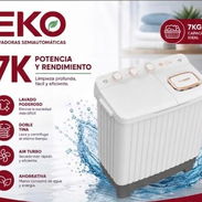 Lavadora semi automática de 7kg marca EKO - Img 55725782