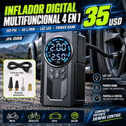 🛞 Inflador digital multifuncional 4 en 1 JN-088 - Img 57944408