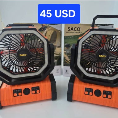 La Habana. 53584876 o 76471065 *Ventilador Recargable SACO (F6) _Por Unidad .........45 USD  _Por Cantidad a partir de 1 - 4/6