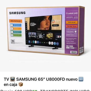 📺✨ ¡Lleva la experiencia del cine a tu hogar! ✨📺 SMART TV SAMSUNG 65 Pulgadas y mas variedad. - Img 124089038