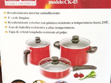 Set de cocina de inducción y antiadherente - Img 66059026