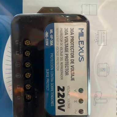 PROTECTOR DE VOLTAJE DE LINEA MILEXUS 220 V, ENTREGA DE FACTURA. VARIEDAD DE PROTECTOR DE VOLTAJE 110V Y 220V - 3/6