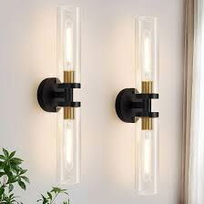 Juego de 2 apliques de pared de 22 pulgadas No incluye las bombillas - Img 111224776