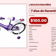 BICICLETA PARA NIÑOS . - Img 56997569