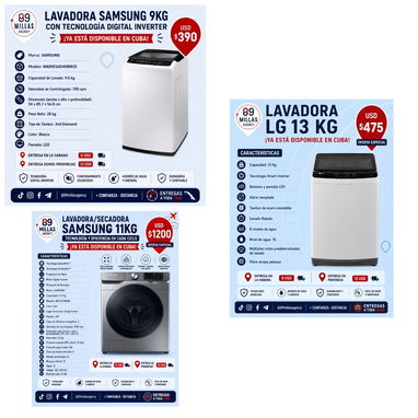 VENTA DE LAVADORAS Semiautomática y Automática - Img 123055753
