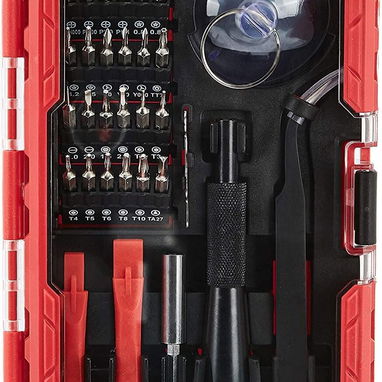🧰 KIT DESTORNILLADORES AMAZON BASICS 32 PIEZAS | ELECTRÓNICA Y PRECISIÓN | ESTUCHE RÍGIDO - Img 111408608