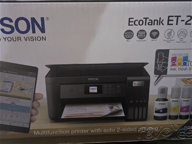 -Epson EcoTank ET-2850, Impresora Wifi A4 Multifunción , Impresión Doble Cara Automática (Dúplex) y Pantalla LCD, 3en1: - Img main-image-45729918