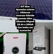 Kit completo de paneles solares fotovoltaicos nuevos de 1,5kw 3kw 6kw y 10kw - Img 50482868