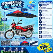 SOMBRILLA DE MOTO, ENTREGA DE FACTURA. VARIEDAD DE ARTÍCULOS PARA SUS MOTOS Y CARROS TODOS NUEVOS EN SU EMPAQUE - Img 57365501