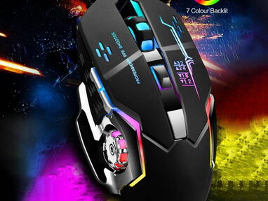 Mouse Gamer SHIPADOO de 6 botones, luces RGB y cable enmallado....Ver fotos....59201354 - Img main-image