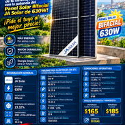 🚀 JASOLAR 🚀 PANEL SOLAR MONOCRISTALINO BIFACIAL JASOLAR 615W. TENEMOS MENSAJERÍA CON FACTURA Y GARANTÍA. 📲 54833699 - Img 58018279