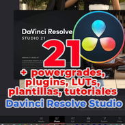 Davinci Resolve Studio 21 Win /MacOS 🔴(JULY UPDATE) 🟡TAMBIÉN Paquetes Exclusivos de Powergrade,Plantillas, Plugin, LUT - Img 52289208