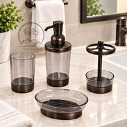 👑Set d baño acrílico cristalizado d 4 piezas Incluye - Img 58310587
