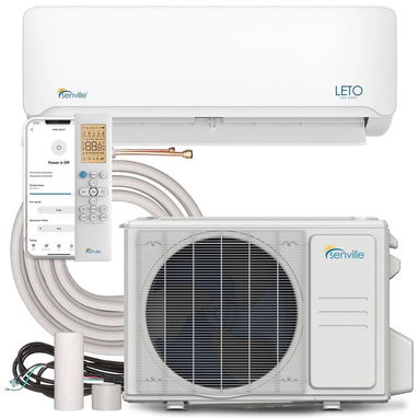 12000 BTU sin conductos mini acondicionador de aire dividido y bomba de calor 21 SEER 110V Garantía de 5 años - Funciona - 3/5