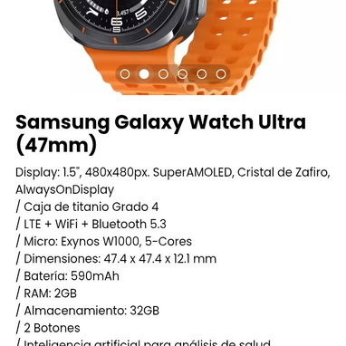 Samsung Galaxy Watch Ultra (47mm). Nuevo con garantía - Img 102659876
