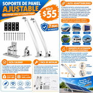‼️SOPORTE AJUSTABLE PARA PANEL SOLAR‼️ - Img 57857828