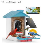 Camara solar para patio con comedero para pajaros - Img 55876814