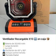 Ventilador recargable x13 - Img 54773365