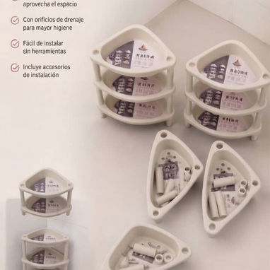 Organizador esquinero de 3 niveles - 2/3