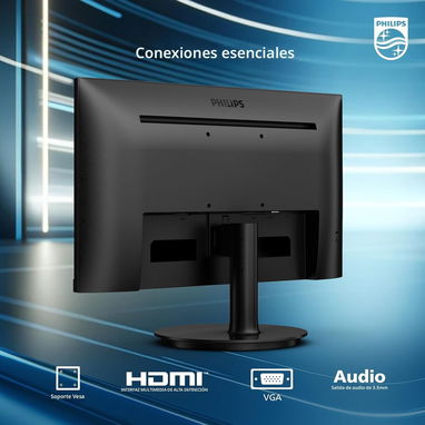 Monitor Philips Nuevo Full HD de 24 pulgadas sin marco, 100Hz, VESA, HDMI x1, Puerto VGA x1 new 52815418 - Img 114610124
