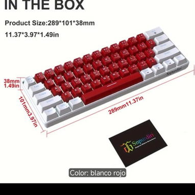 Teclado Mecánico RGB al 60% - Img 122208222