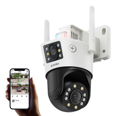 CÁMARA DE SEGURIDAD ZOSI INALÁMBRICA PTZ ZOSI 8MP – MODELO C298 Pro🔐 - Img 116424922