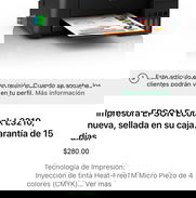 🔰Printer EPSON Ecotank L3210. Nueva y sellada en su caja, la estrena usted. 15 días de Garantía. - Img 49749142