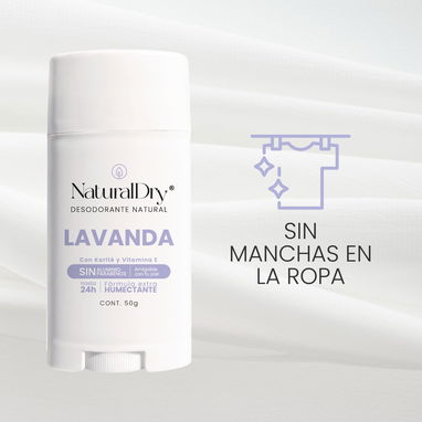 Desodorante Natural en Barra Lavanda - Img 117360256