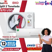 Split De 2 Toneladas EKO (24000 BTU) - Img 49829057