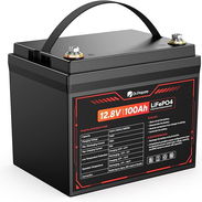 DR.PREPARE Batería LiFePO4 de 12V 100Ah de ciclo profundo de 1280 Wh con BMS de 100A - Img 52914566