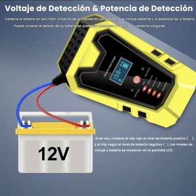 Cargador de batería para moto y carro 12V 6a. Nueva - 8/8