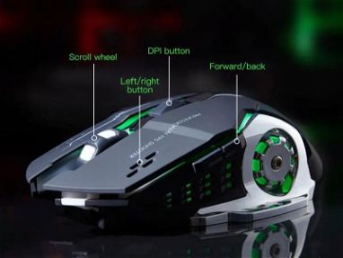 ✨🦁✨Mouse GAMER RGB inalámbrico✨🦁✨ - Img 64781257