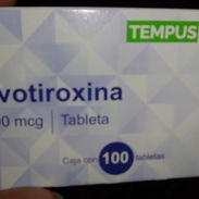 Levotiroxina sódica caja de 100 tabletas de 100mg - Img 52969267