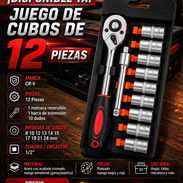 🔩 LA HERRAMIENTA 🔩 NECESARIA - JUEGO DE CUBOS 12 PIEZAS. MENSAJERIA CON FACTURA Y GARANTIA. 📲 54833699 - Img 56684698