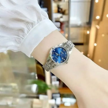RELOJ CITIZEN ECODRIVE CLASICO ESFERA AZUL (FE1240-57L) DE MUJER , 29MM EN ACERO INOXIDABLE , A ESTRENAR 58049738 - Img 122433788